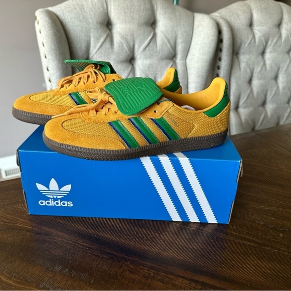 SOLD Adidas Samba LT preloved yellow - Picture 2 of 3